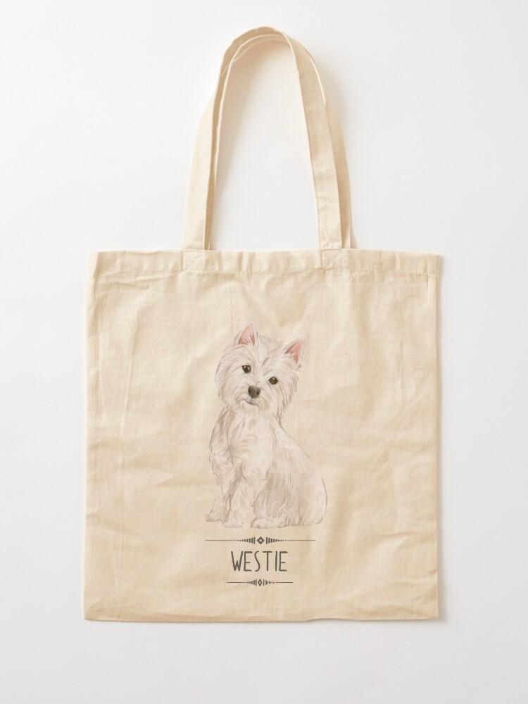 westie tote bag