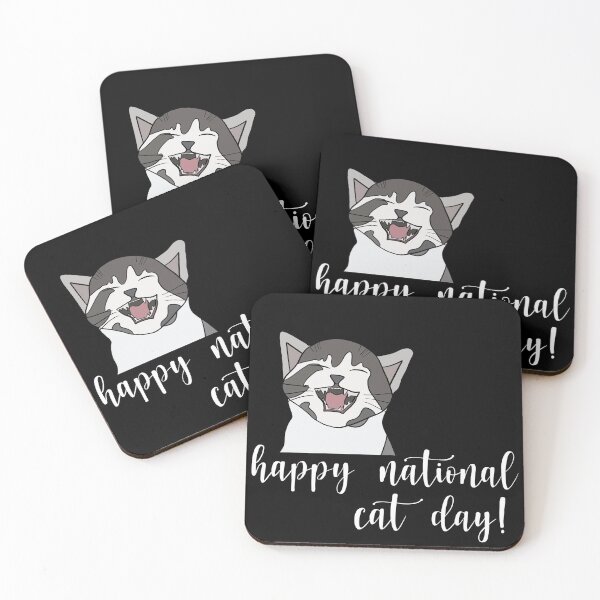 Item preview, Happy National Cat Day designed and sold by CaitlinCerys.