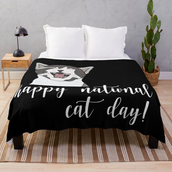 Item preview, Happy National Cat Day designed and sold by CaitlinCerys.