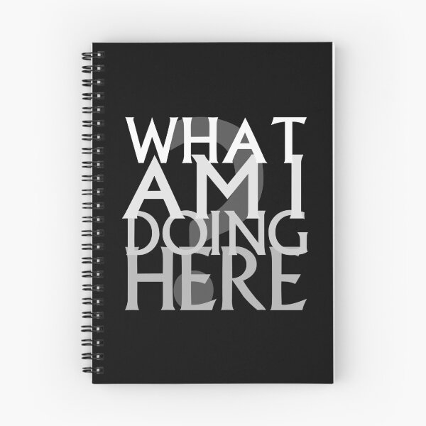 Item preview, What Am I Doing Here? designed and sold by SlumCity.