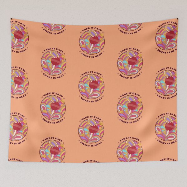 Item preview, Take It Easy - Vintage Floral Lollipop Illustration designed and sold by Borislav Shekerdzhiyski.