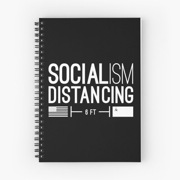 Item preview, Socialism Distancing Anti Socialist Libertarian Funny designed and sold by AutonomousN.