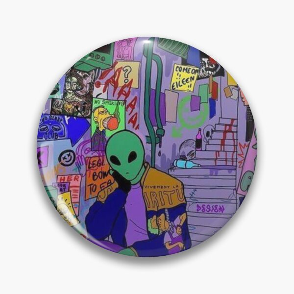 Item preview, Hipster alien designed and sold by Akoliada.