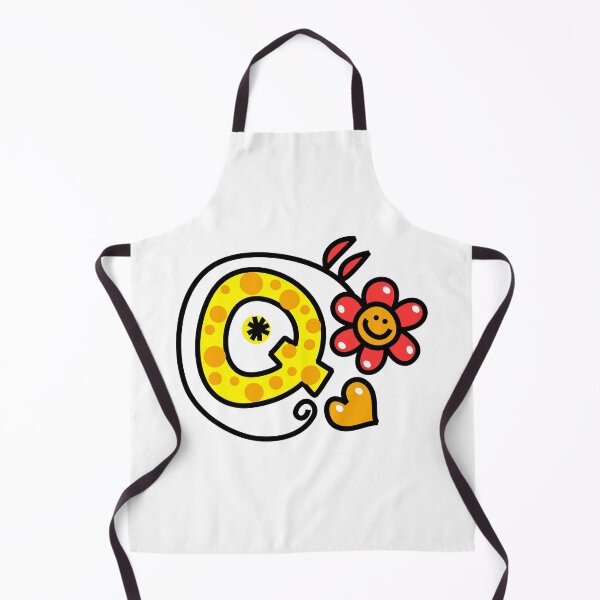 Item preview, Letter Q abc monogram hand drawn colorful alphabet designed and sold by funwithletters.