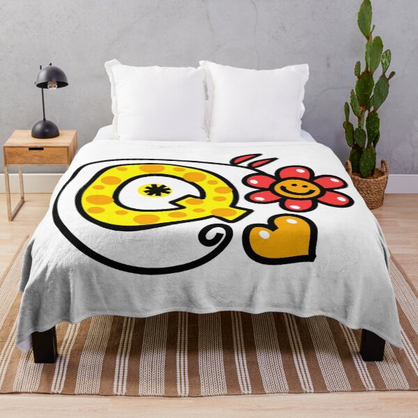 Item preview, Letter Q abc monogram hand drawn colorful alphabet designed and sold by funwithletters.