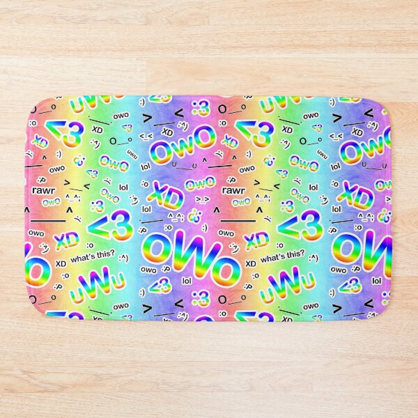 Item preview, Rainbow Emoji Pattern designed and sold by Bumblefuzzies.