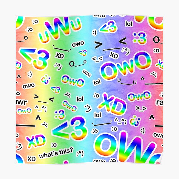 Uwu Cringe Posters | Redbubble