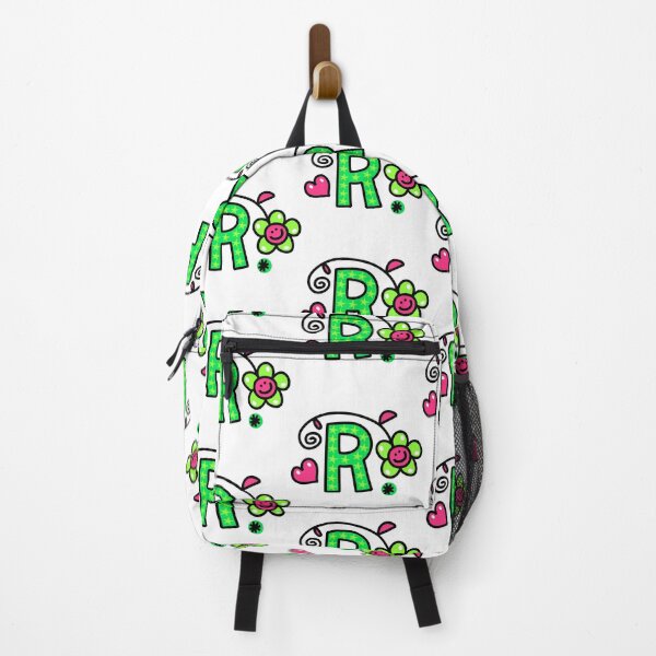Item preview, Letter R abc monogram hand drawn colorful alphabet designed and sold by funwithletters.