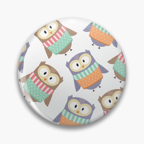 Item preview, Cute Owl Pattern designed and sold by artworkbyrihen.