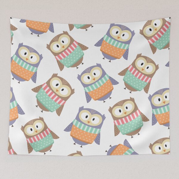 Item preview, Cute Owl Pattern designed and sold by artworkbyrihen.