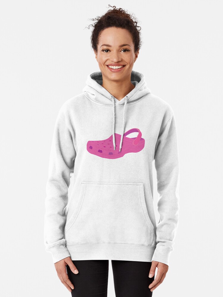 Pink hoodie hotsell with white strings