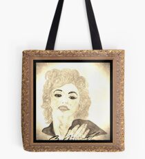 Maradonna In Between Of Maralyn Manroe And Madonna Vintage Tote Bag
