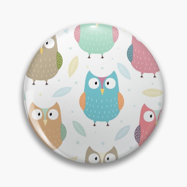 Item preview, Cute Owl Pattern designed and sold by artworkbyrihen.