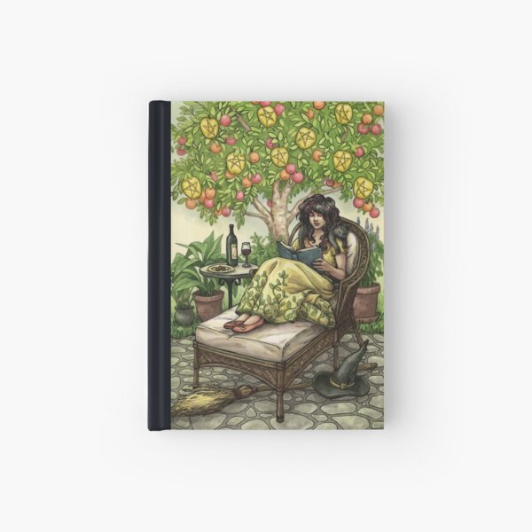 Everyday Witch Tarot - Nine of Pentacles Hardcover Journal