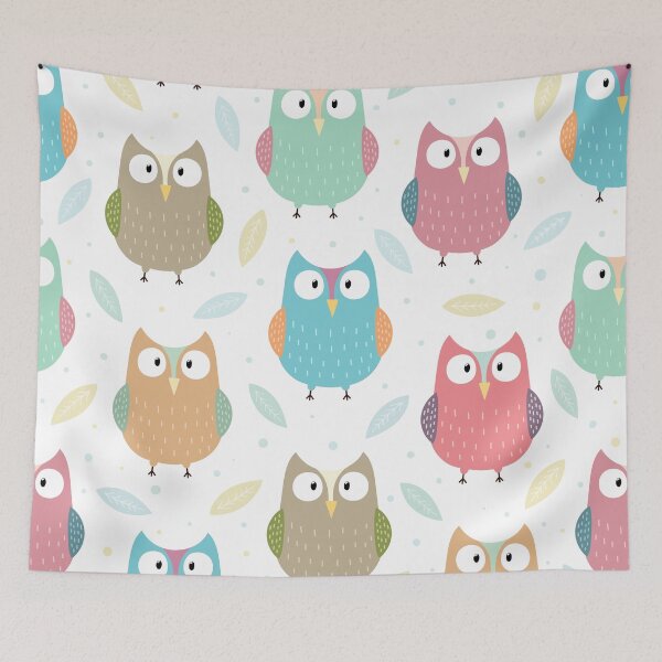 Item preview, Cute Owl Pattern designed and sold by artworkbyrihen.