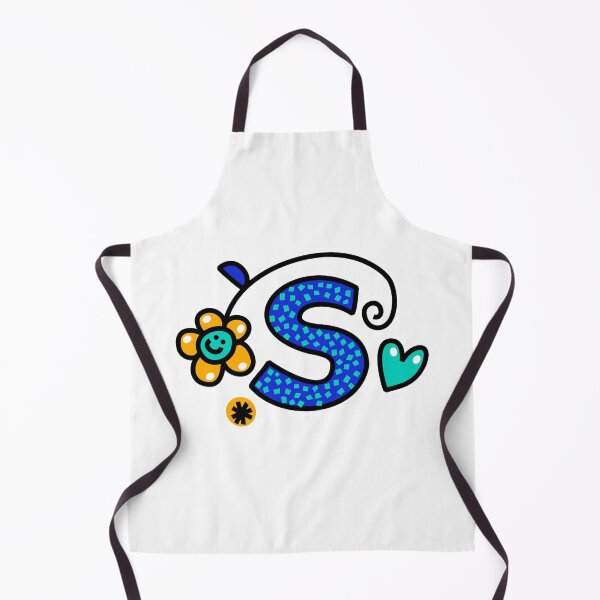 Item preview, Letter S abc monogram hand drawn colorful alphabet designed and sold by funwithletters.