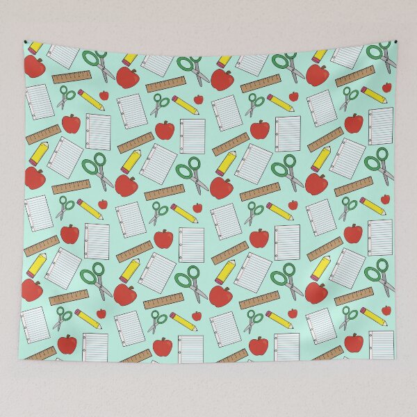 Item preview, Back To School Pattern designed and sold by StacyAnnDesigns.