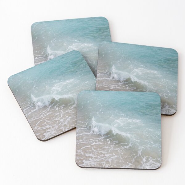 Item preview, blue ozean wave at the beach designed and sold by moonaliara.