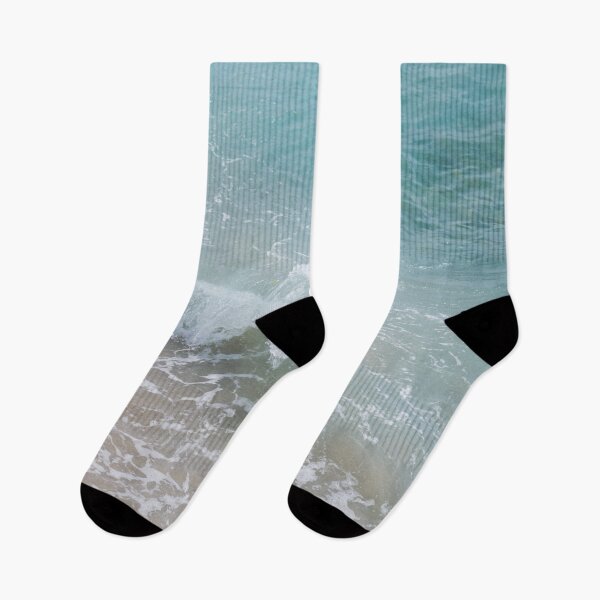 Item preview, blue ozean wave at the beach designed and sold by moonaliara.