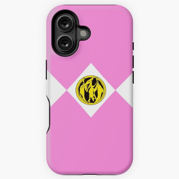 Vista previa del artículo con la obra «Ranger rosa MMPR con moneda», diseñado y vendido por Estela Costa.