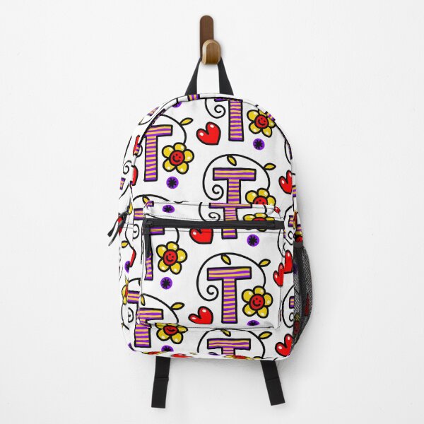 Item preview, Letter T abc monogram hand drawn colorful alphabet designed and sold by funwithletters.