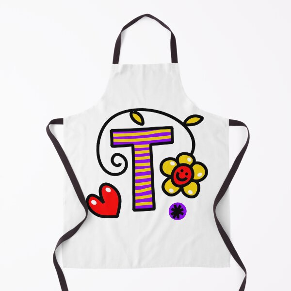 Item preview, Letter T abc monogram hand drawn colorful alphabet designed and sold by funwithletters.