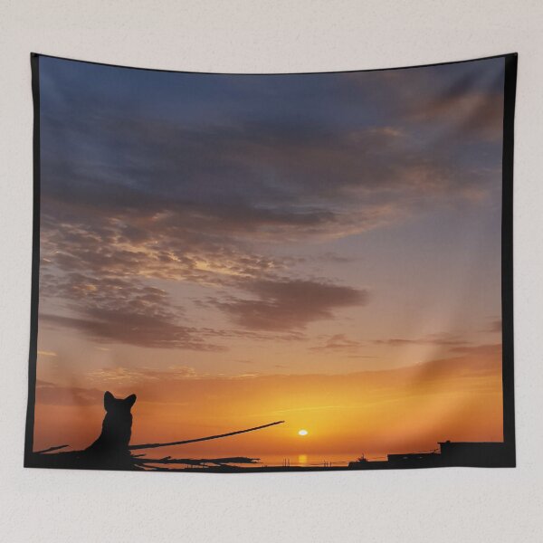 Item preview, Cat shadow with sunset  designed and sold by Achmarry.