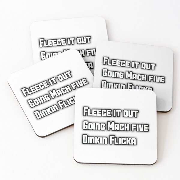 Item preview, Dinkin Flicka quote  designed and sold by in2doodle.