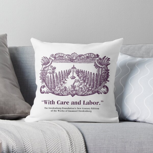 NCE With Care and Labor Throw Pillow