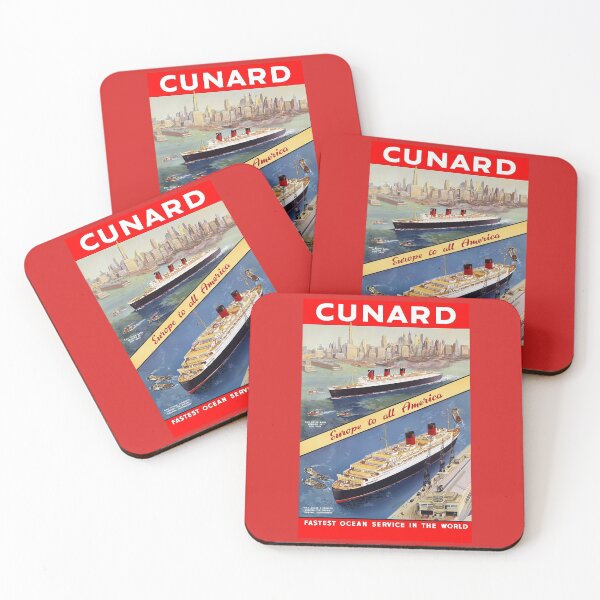 Item preview, Cunard Europe to America Queen Mary Fastest Ocean Service in the World Travel designed and sold by digitalvintage.