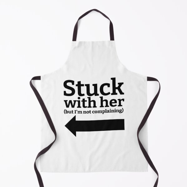 Item preview, Stuck With Her (But I'm Not Complaining) Drawing (Left Arrow) designed and sold by lovebubbles5.