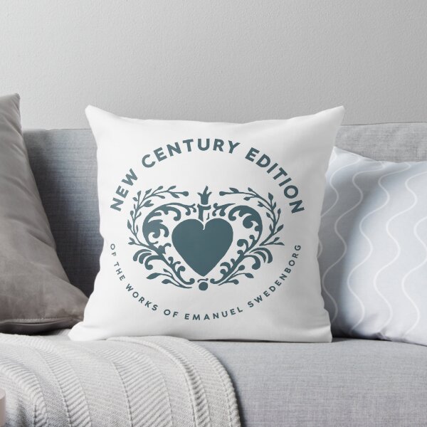 NCE stamp green Throw Pillow