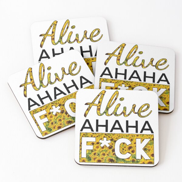 Item preview, Alive Ahaha F*ck Sunflowers designed and sold by Umbi.