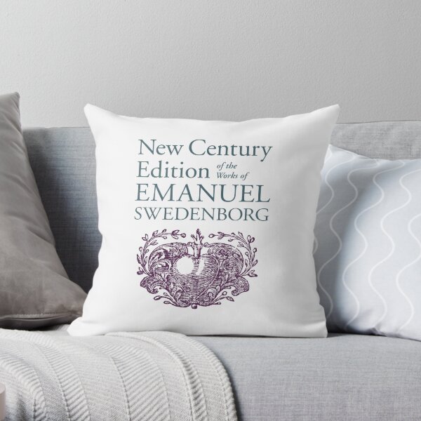 NCE emblem vertical Throw Pillow