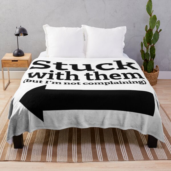 Item preview, Stuck With Them (But I'm Not Complaining) Drawing (Left Arrow) designed and sold by lovebubbles5.