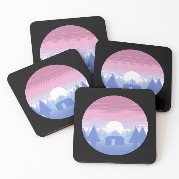 Item preview, Subtle Pride Cabin In Woods Bigender designed and sold by h0ll0w-dw3ll3r.