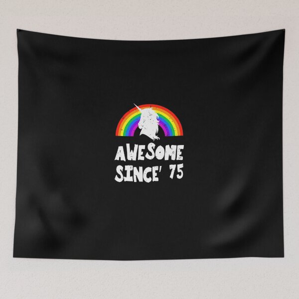 Item preview, Awesome Since 1975 Birthday Unicorn Gift 45th Anniversary designed and sold by clothesy7.