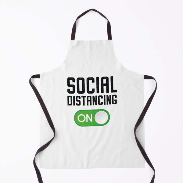 Item preview, Social Distancing ON Virus gift mask nerd designed and sold by teeseeds.