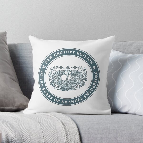 NCE logo green Throw Pillow