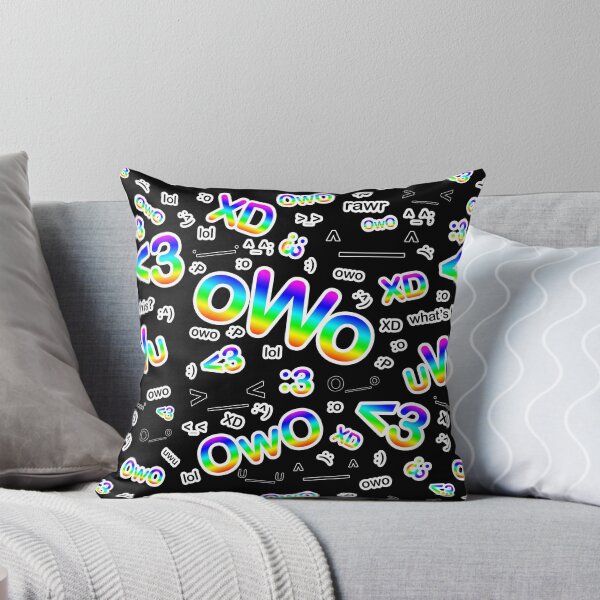 Item preview, Black Background Rainbow Emoji Pattern designed and sold by Bumblefuzzies.