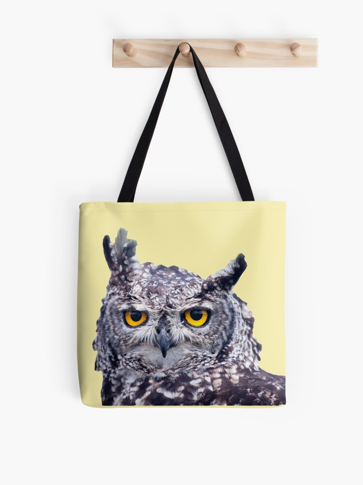 Thumbnail 1 von 2, Stofftasche, Uhu designt und verkauft von Igelchen.
