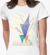 crysler building NY Women's Fitted T-Shirt