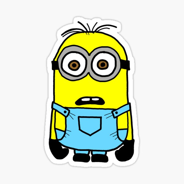 Despicable Me Minions Decals - Set of 3 Kevin Stickers for Car Water Bottle  Bike Helmet Laptop Skateboard - Outdoor Rated Water Resistant Vinyl Decals