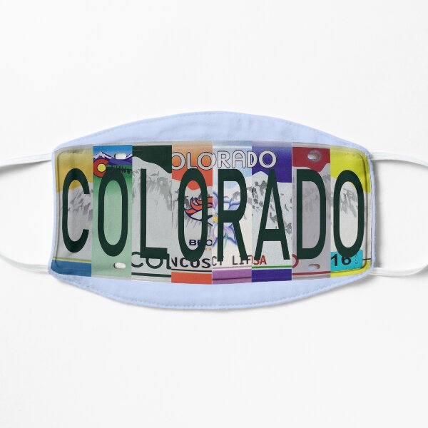 Colorado License Plates Mask