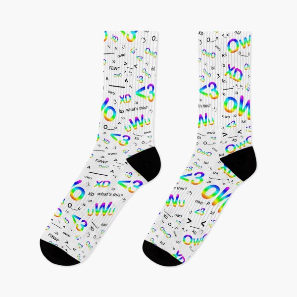 Item preview, White Background Rainbow Emoji Pattern designed and sold by Bumblefuzzies.