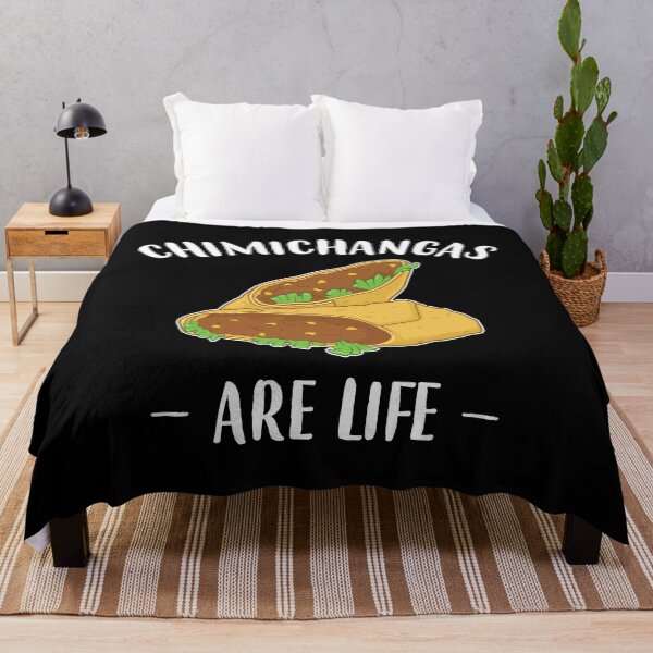 Item preview, Funny Tex Mex Food Chimichangas Are Life print designed and sold by jakehughes2015.