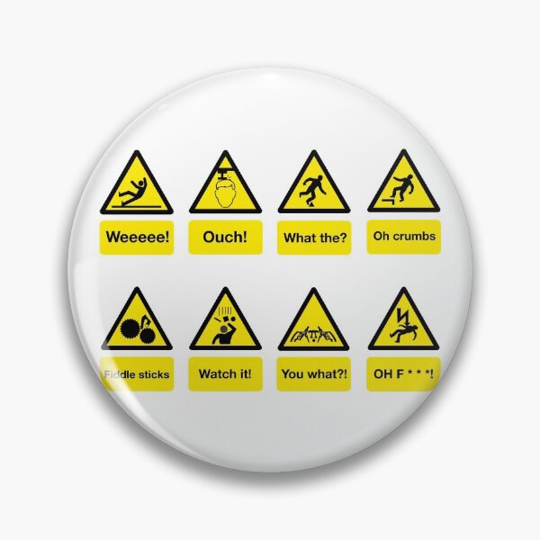 Item preview, Alternative warning sign meanings designed and sold by DesignByMH.