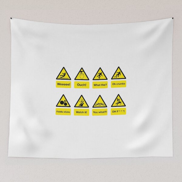 Item preview, Alternative warning sign meanings designed and sold by DesignByMH.