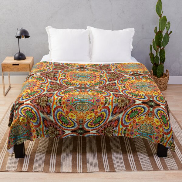 Item preview, Colourful mandala floral repeat patterned girly design art designed and sold by Nma-ArtBrand.