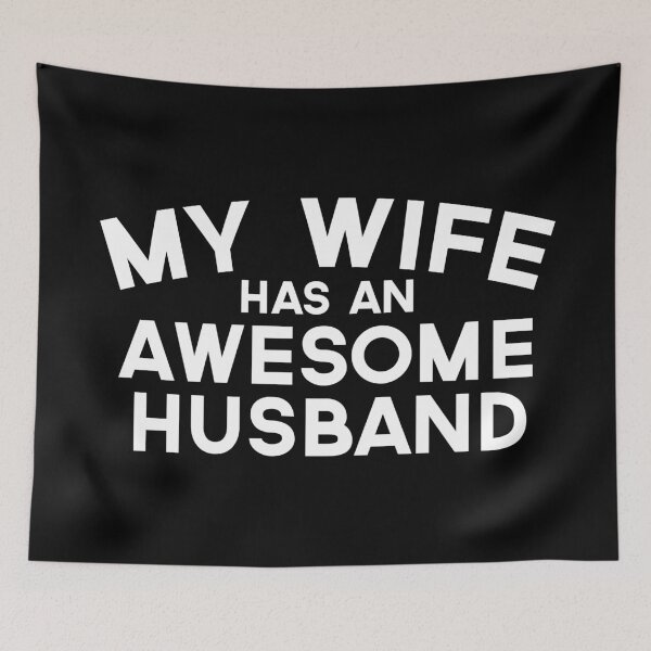 Item preview, Wife Awesome Husband Quote designed and sold by quarantine81.